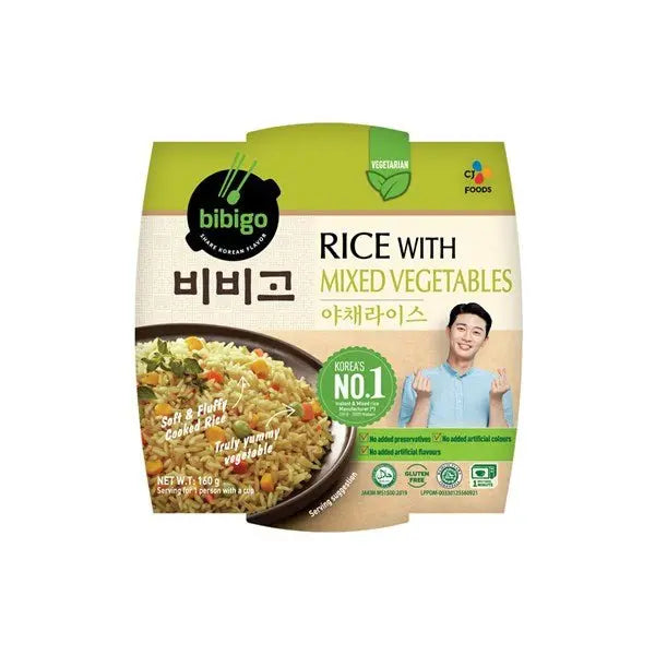 BIBIGO Reis mit gemischtem Gemüse 160g
