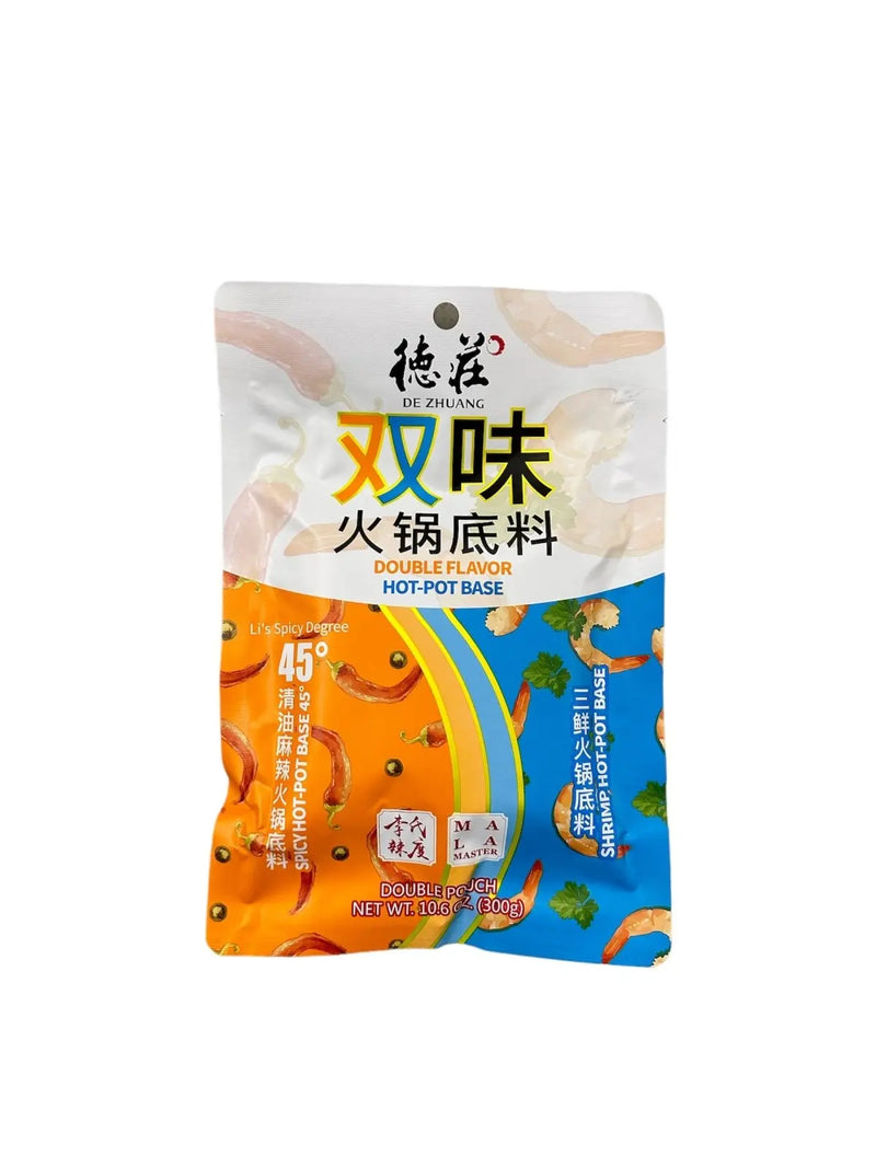 德庄 海鲜辣两种口味火锅底料 300g