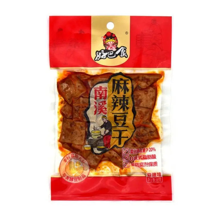 HAO BA SHI dried tofu spicy (vegan) 95g