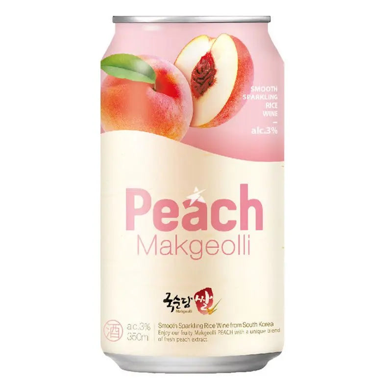 KOOKSOONDANG Makgeolli Pfirsich (Dose)(3% Alk.) 350ml (EINWEG)