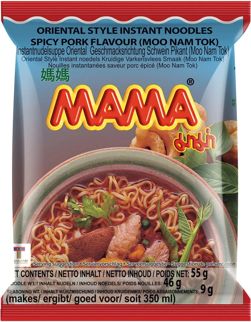 MAMA Instant Nudeln Moo Nam Tok 55g