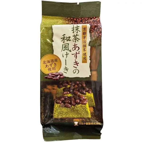 MARUTO Matcha red bean cake 120g