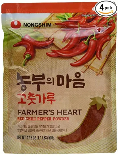 NONG SHIM Farmers Heart red chili powder 500g