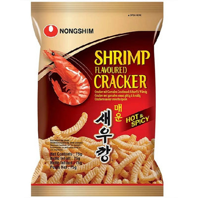 NONG SHIM Shrimp Crackers Hot 75g