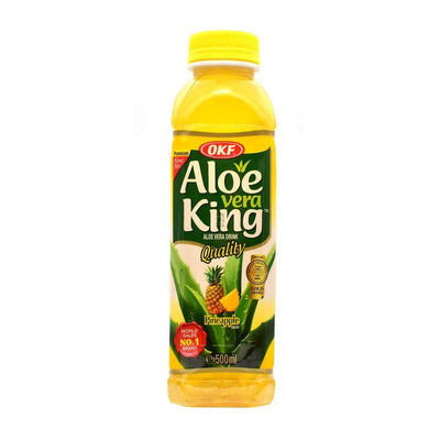 OKF Aloe Vera Drink Pineapple 500ml (DISPOSABLE)