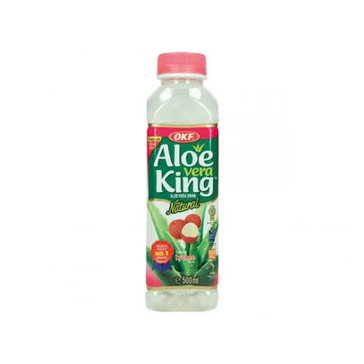 OKF Aloe Vera Drink Lychee 500ml (DISPOSABLE)
