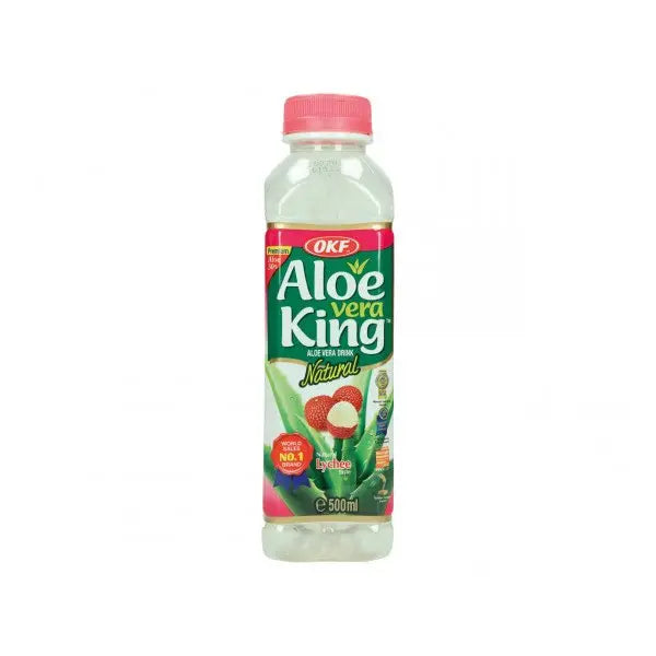 OKF Aloe Vera Drink Lychee 500ml (DISPOSABLE)