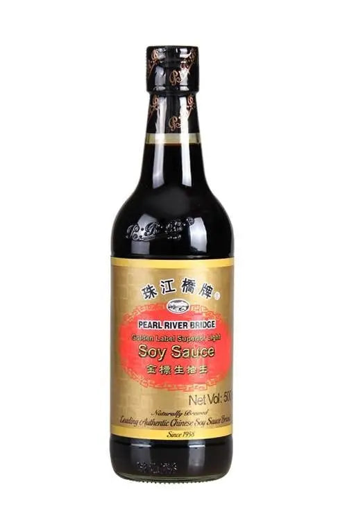 PEARL RIVER BRIDGE Golden Label light soy sauce 500ml