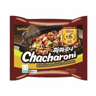 SAMYANG Instant Noodles Chacharoni Black Bean Olive Oil 140g