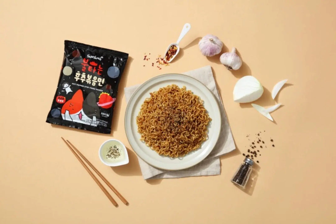 SAMYANG Instant Nudeln Hot Pepper (stir fried) 120g - MAOMAO