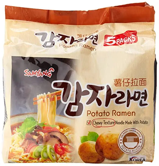 三养方便面土豆拉面 5x120g