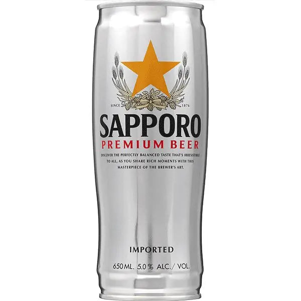 SAPPORO Beer 650ml (ONE WAY)