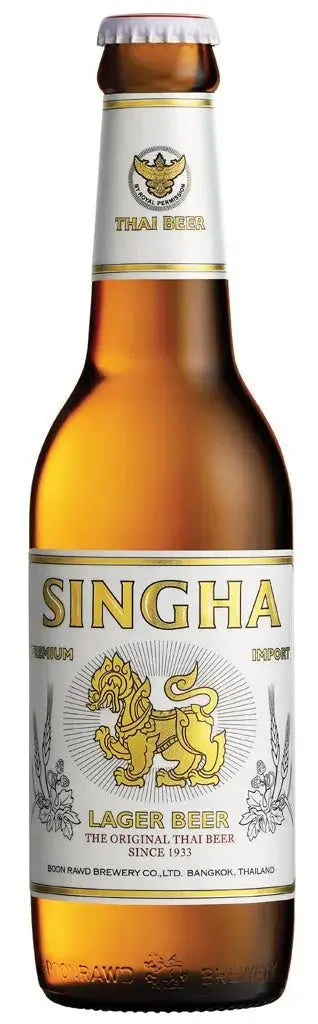 SINGHA Lager Beer 5% 330ml (DISPOSABLE)