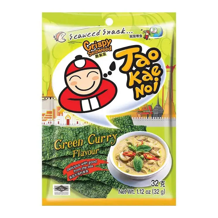 Taokaenoi Knuspriger Seetang Grünes Curry 32g - MAOMAO