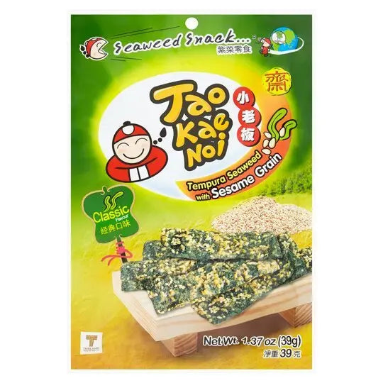 Taokaenoi Tempura Seetang mit Sesamkörnern Klassisch 39g - MAOMAO