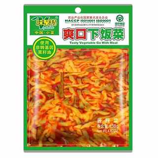 WEIJUTE Pickled Mustard with Yardlong Beans 138g