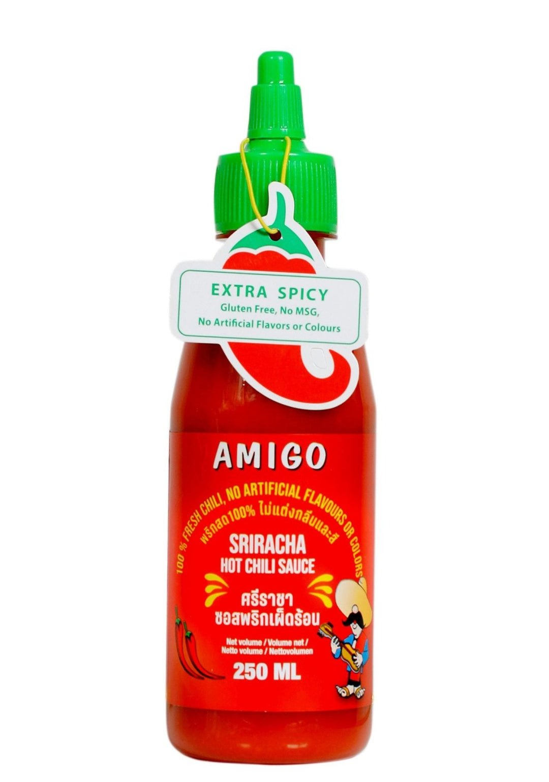 AMIGO Sriracha Hot Chili Sauce 250ml - MAOMAO