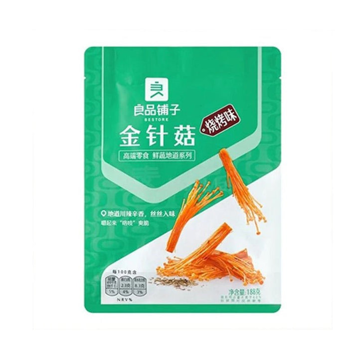 BESTORE Gegrillte Enoki Pilze BBQ Geschmack 188g - MAOMAO