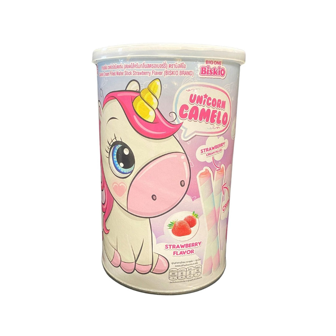 BISKIO Einhorn Waffeln Erdbeere 135g - MAOMAO