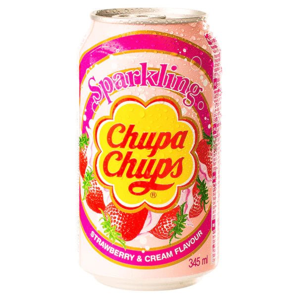 CHUPA CHUPS Soda Erdbeer & Sahne 345ml - MAOMAO