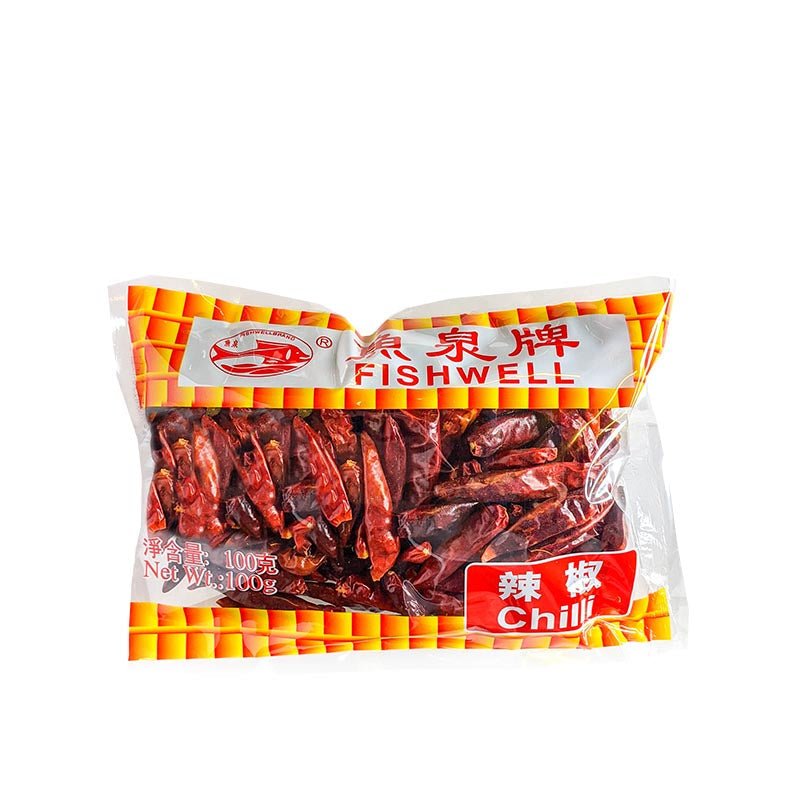 FISH WELL getrocknete Chilis 100g - MAOMAO