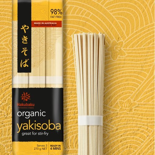 HAKUBAKU Bio Yakisoba Nudeln 270g - MAOMAO