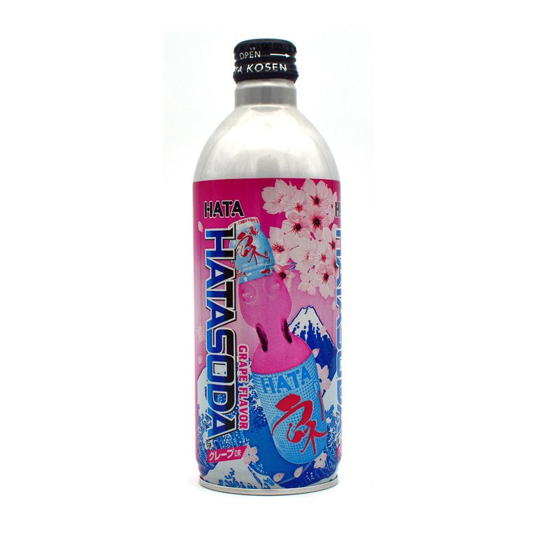 HATA SODA RAMUNE Grape 500ml (DISPOSABLE)