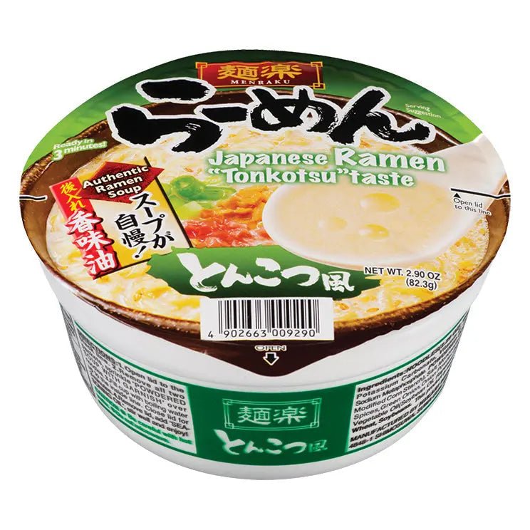 Hikari Miso Menraku Tasse Ramen Tonkotsu Geschmack 82g - MAOMAO