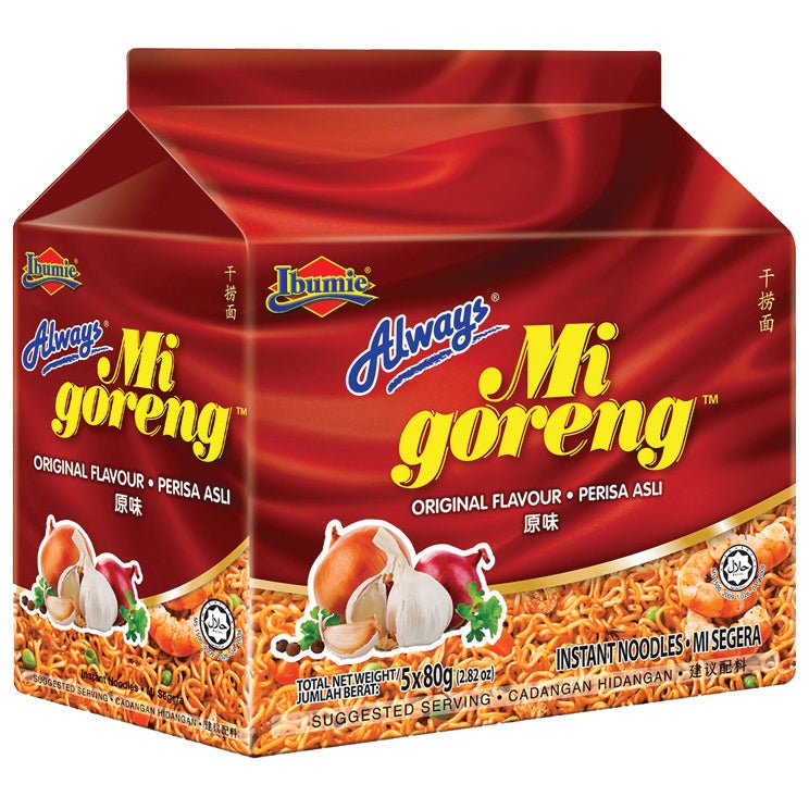 IBUMIE Mi Goreng Perisa Asli 5x80g - MAOMAO