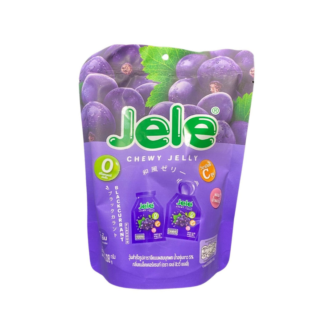 JELE Chewy Jelly Schwarze Johannisbeere 108g (6x18g) - MAOMAO