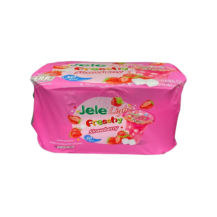 JELE Light Freshy Konjac Jelly Erdbeere 750g (6x125g) - MAOMAO
