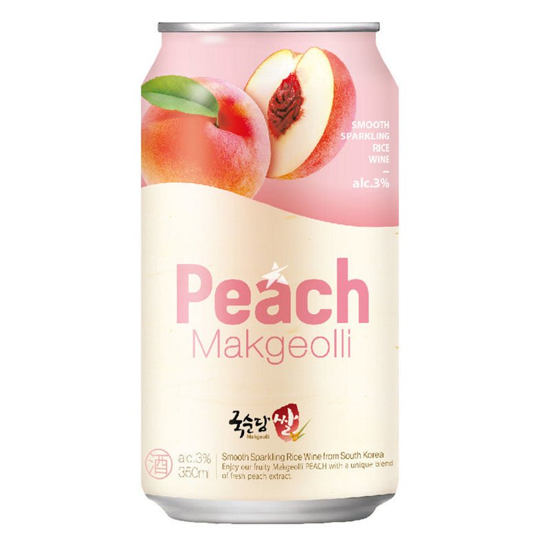 KOOKSOONDANG Makgeolli Pfirsich (Dose)(3% Alk.) 350ml - MAOMAO