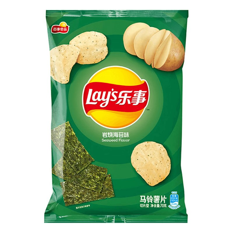 LAY'S Kartoffelchips Seetang 70g - MAOMAO