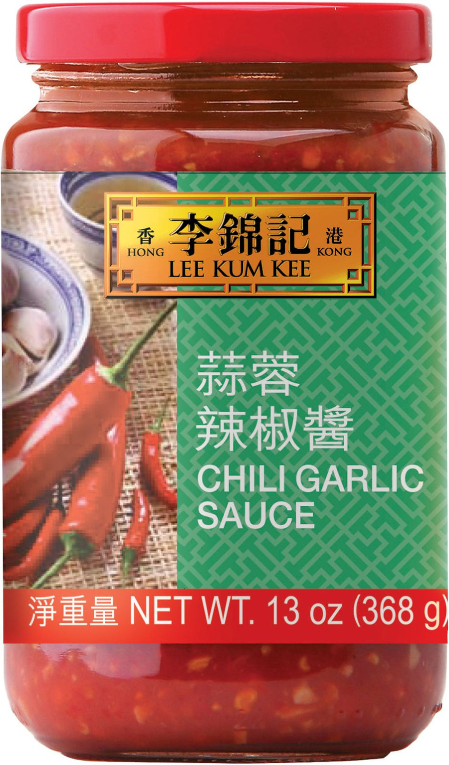 LEE KUM KEE Chili-Knoblauch Sauce 368g - MAOMAO