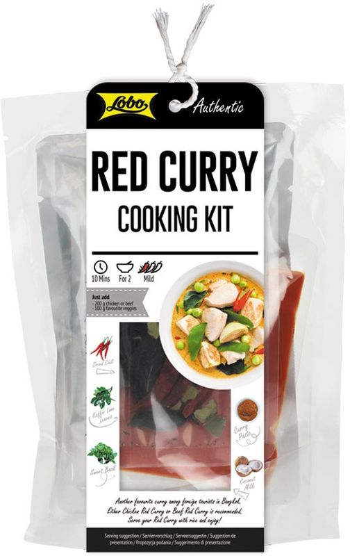 LOBO rotes Curry Kochset (mild) 253g - MAOMAO