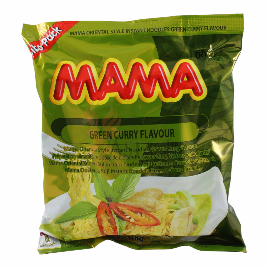 MAMA Instant Nudeln grünes Curry 90g - MAOMAO