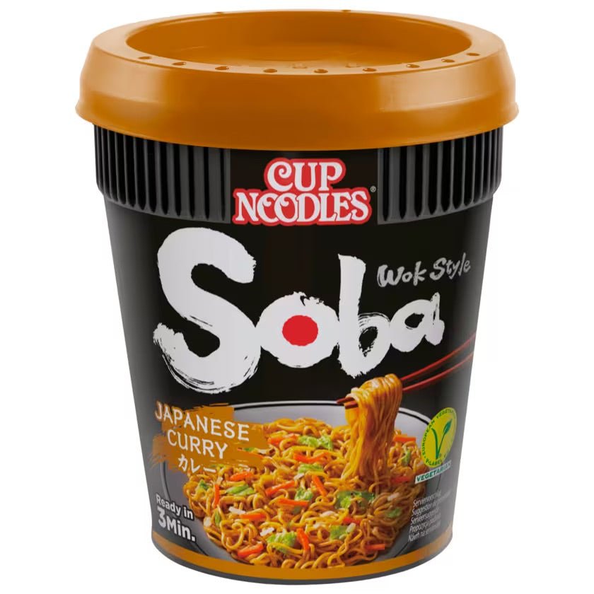 NISSIN Instant Cup Nudeln Soba Japanese Curry 90g - MAOMAO