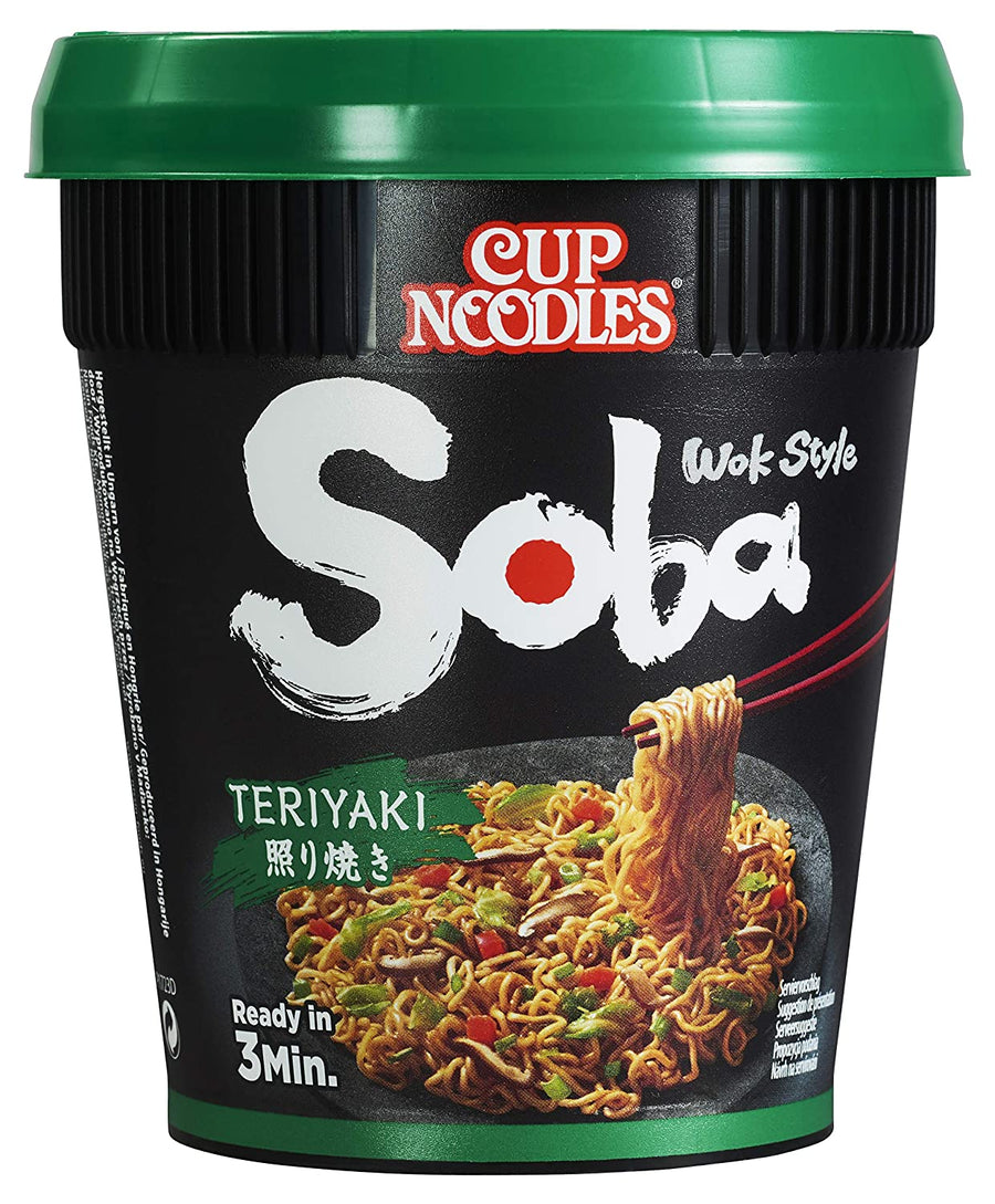 NISSIN Instant Cup Nudeln Soba Wok Style Teriyaki 90g - MAOMAO