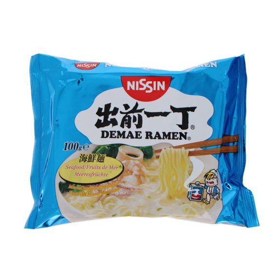 NISSIN Instant Nudeln Meeresfrüchte 100g - MAOMAO