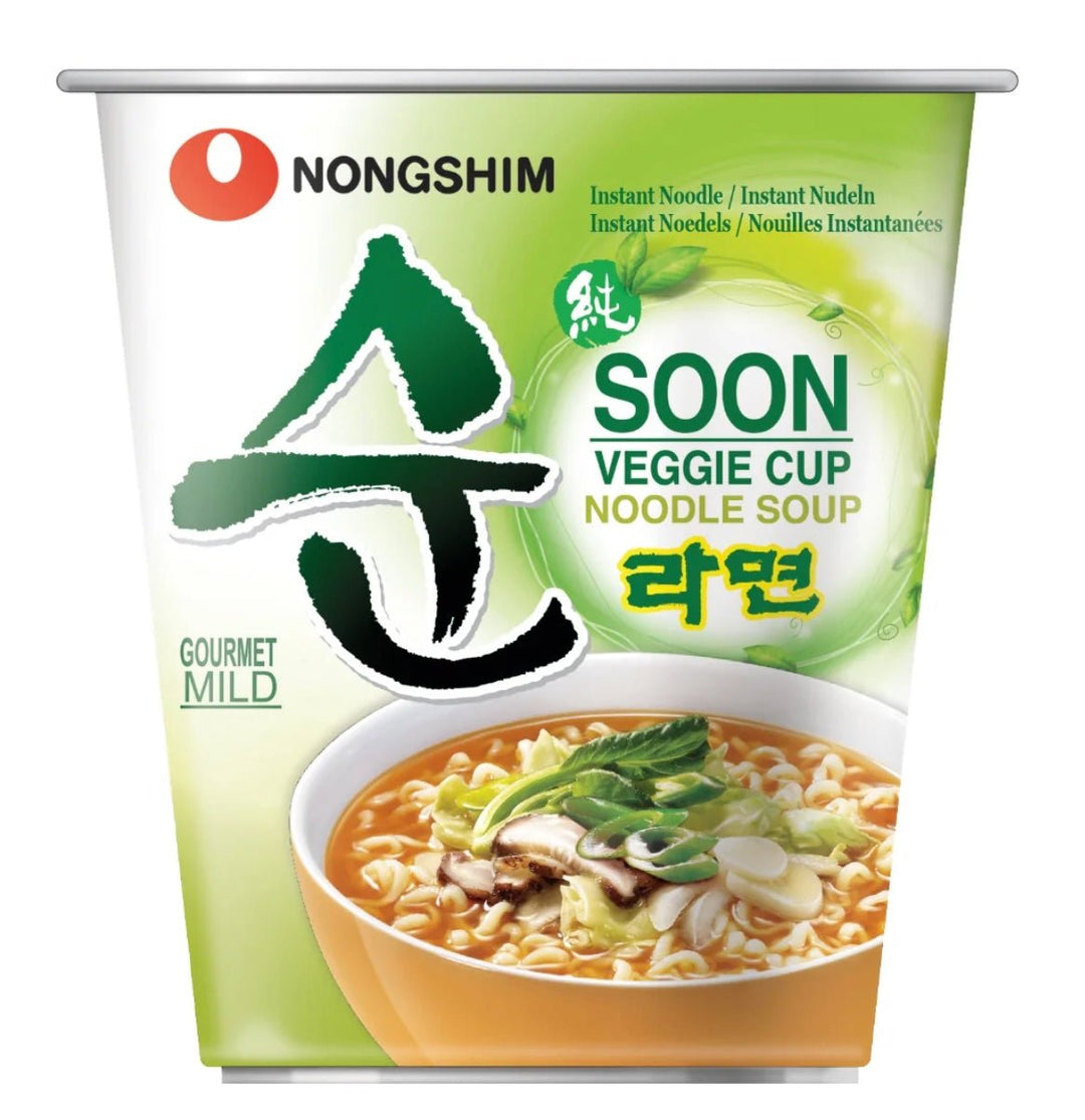 NONG SHIM Instant Cup Nudeln Soon (vegetarisch) 67g - MAOMAO