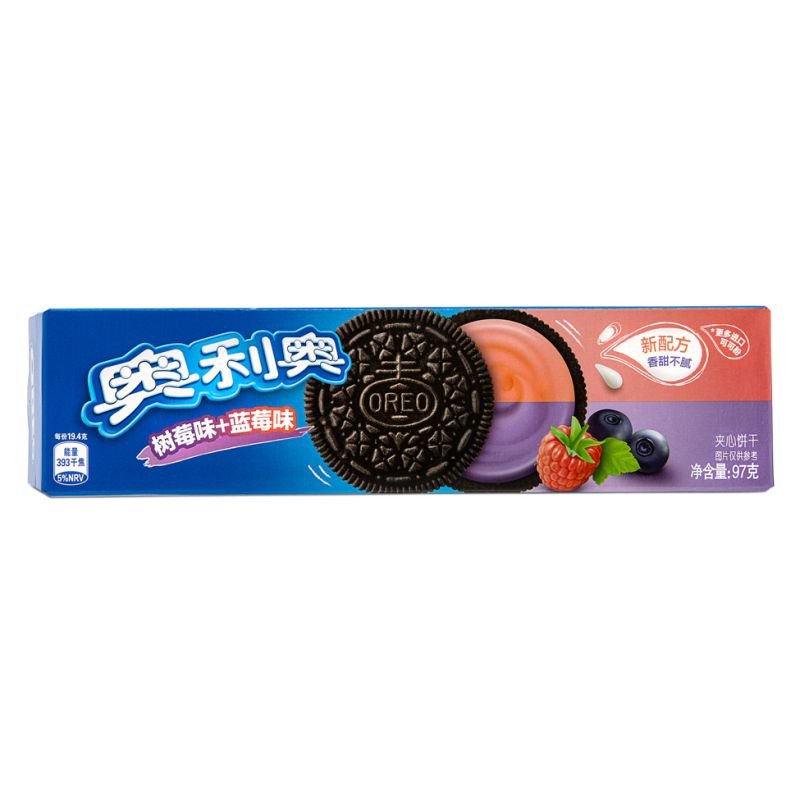 OREO Sandwich-Keks mit Blaubeer und Himbeergeschmack 97g