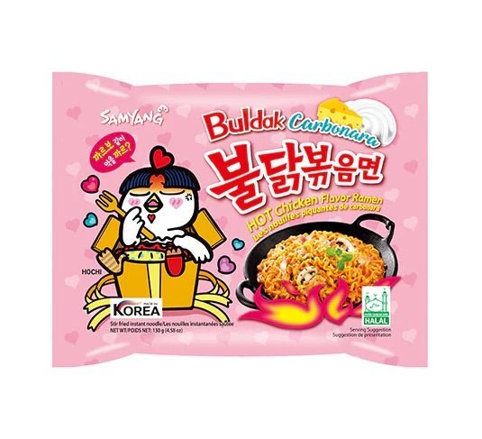 SAMYANG Instant Nudeln Hot Chicken Carbonara 130g - MAOMAO