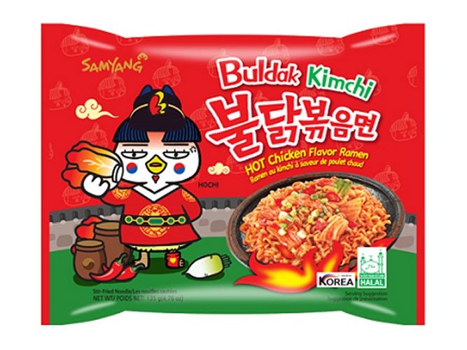 SAMYANG Instant Nudeln Hot Chicken Kimchi 135g - MAOMAO