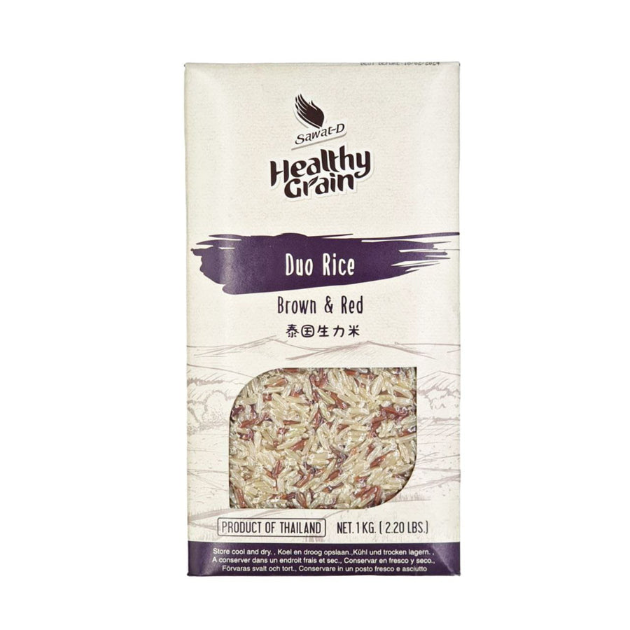 SAWAT-D HEALTHY GRAIN Brauner & Roter Duo Reis 1kg - MAOMAO