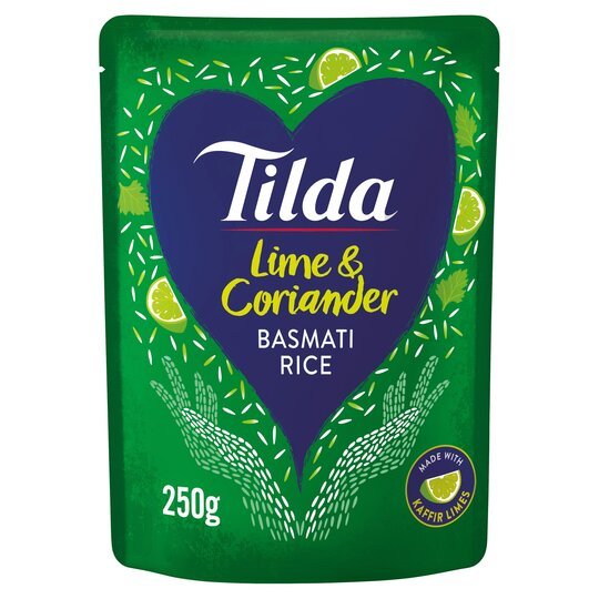 Tilda Gedämpfter Basmatireis mit Limette und Koriander 250g - MAOMAO