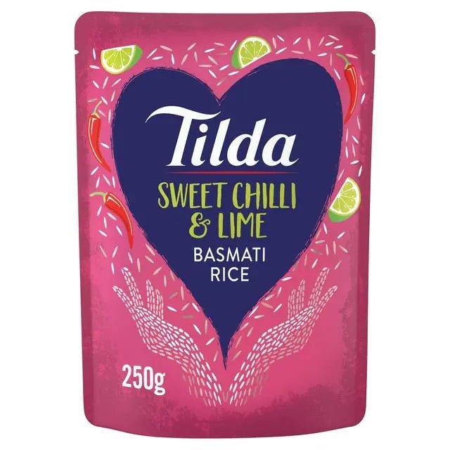 Tilda Gedämpfter Basmatireis süße Chili & Limette 250g - MAOMAO