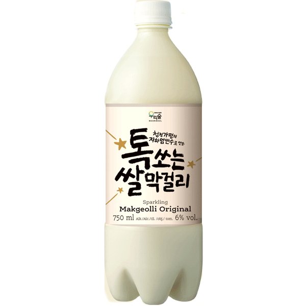 WOORISOOL Makgeolli Reiswein (6% Alc.) 750ml - MAOMAO