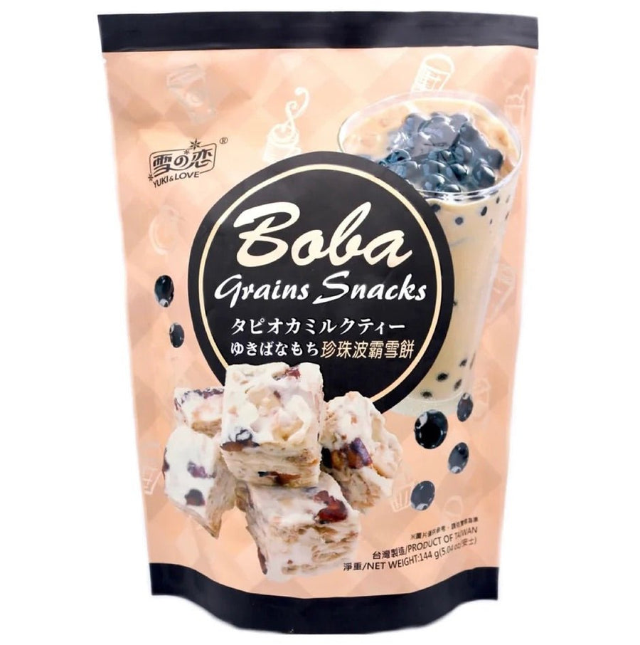 YUKI & LOVE Boba Milchtee Getreide Snacks 144g - MAOMAO