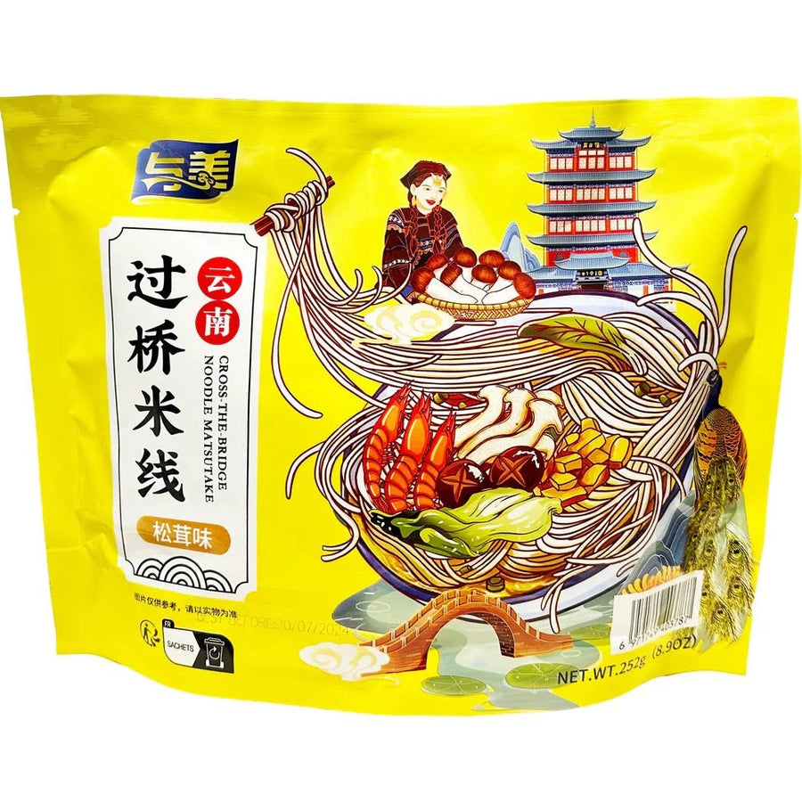 YUMEI Cross-the-Bridge Nudeln Matsutake 252g - MAOMAO